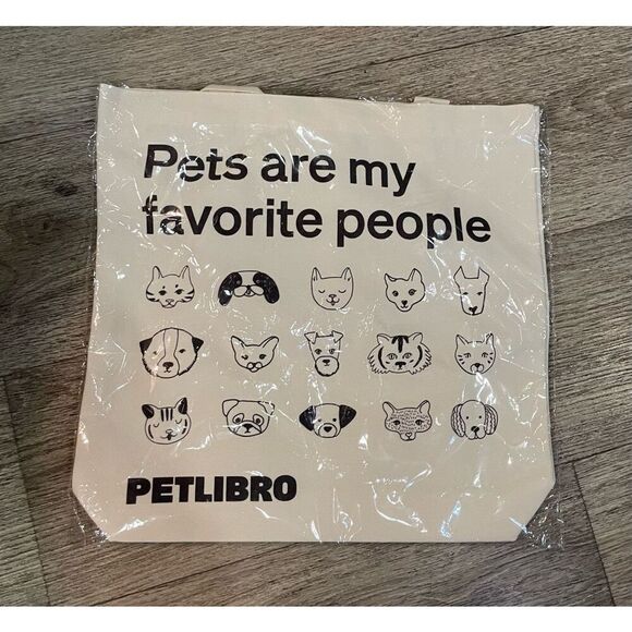 No Brand Handbags - Petlibro Pets Are My Favorite People Canvas Tote Bag New